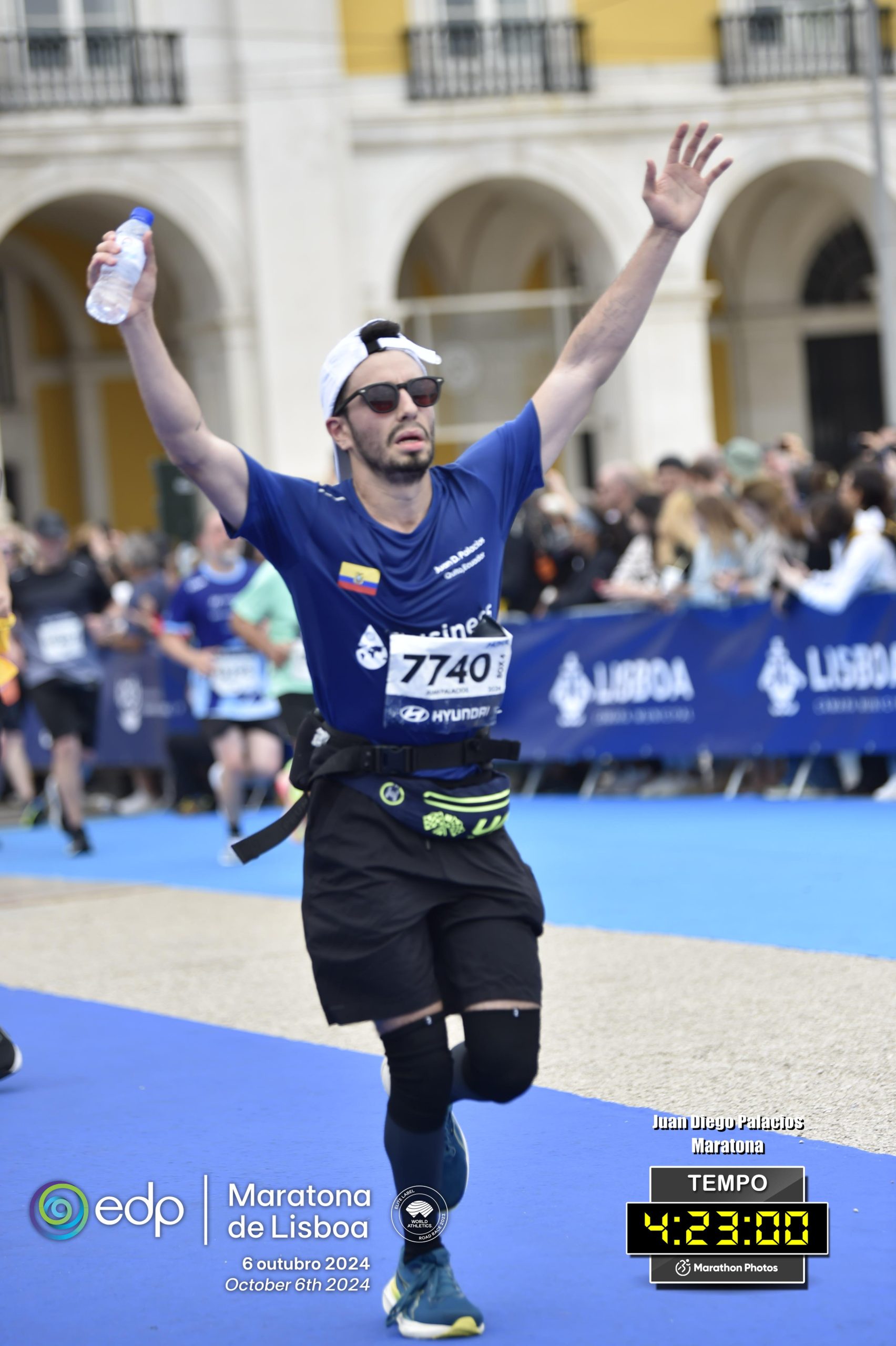 Al cruzar la meta de la Maratón de Lisboa, no solo he superado mis propios límites, sino que también he dado un paso más hacia un Ecuador con más agua segura y menos desnutrición infantil. ¡Este es solo el comienzo! #The1000DayMarathon